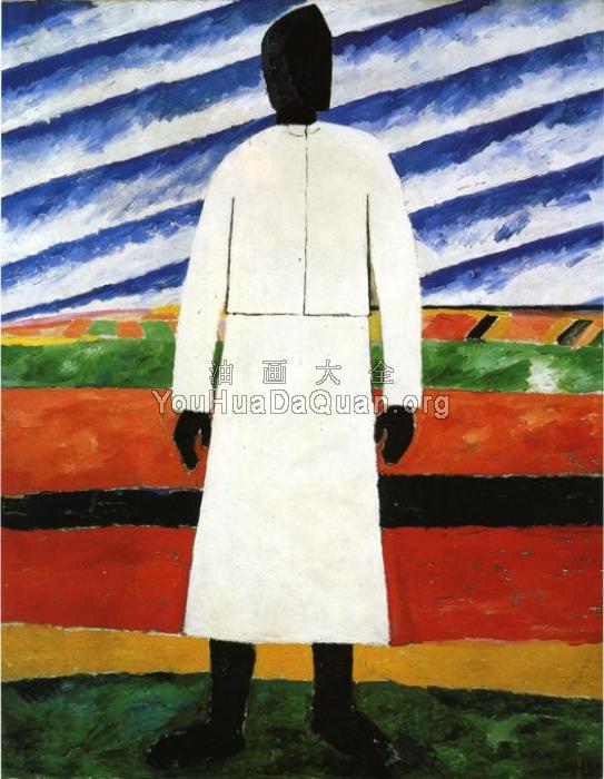 Peasant Woman - 卡兹米尔·马列维奇